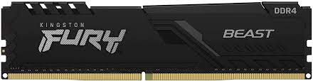 Kingstone - Fury Beast DDR 4 - 8Gb 3200Mhz